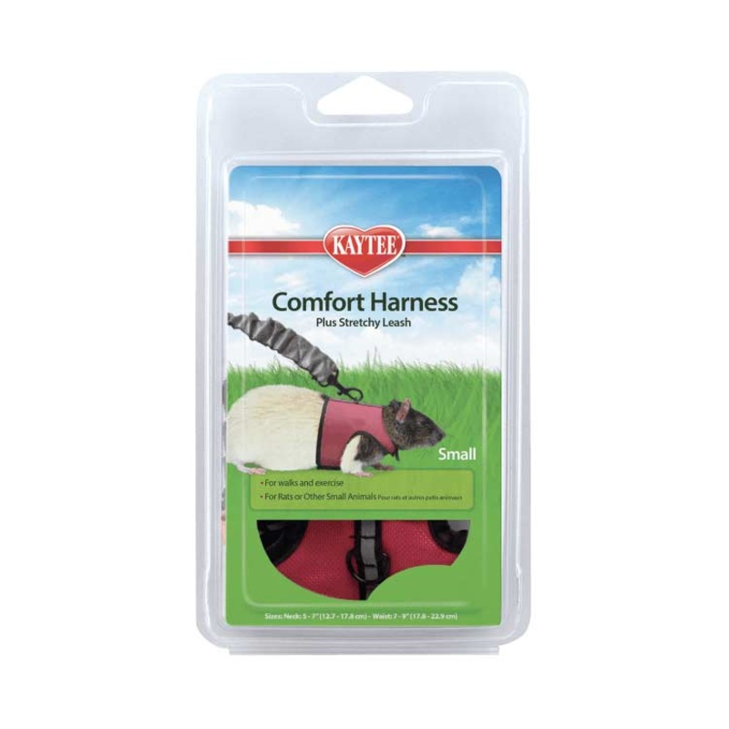 Kaytee Comfort Harness & Stretchy Leash -  Small