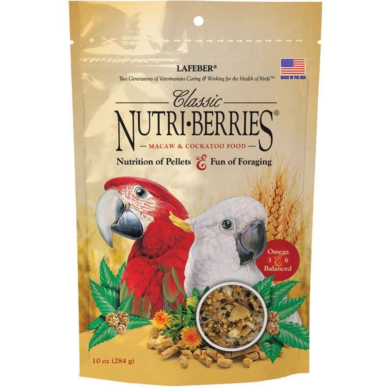 Lafeber Classic Macaw & Cockatoo Nutri-Berries - 10oz