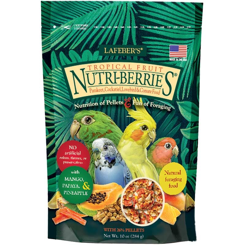 Lafeber Tropical Fruit Nutri-Berries for Cockatiels - 10oz