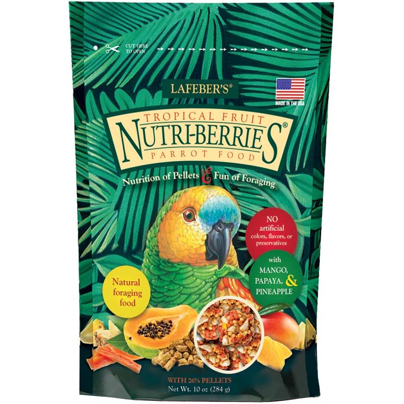 Lafeber Tropical Fruit Nutri-Berries for Parrots - 10oz