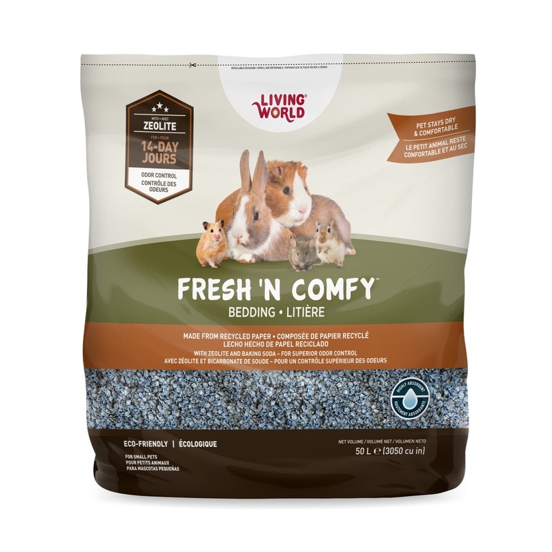 Living World Fresh 'N Comfy Bedding Blue - 50 L - 3050 cu in