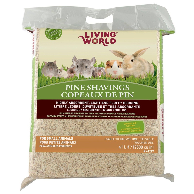 Living World Pine Shavings - 41 L - 2500 cu in