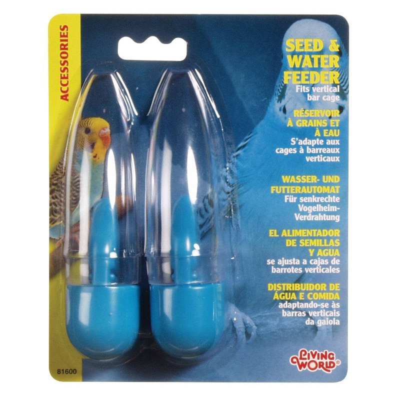 Living World Seed and Water Feeder - 2 pack