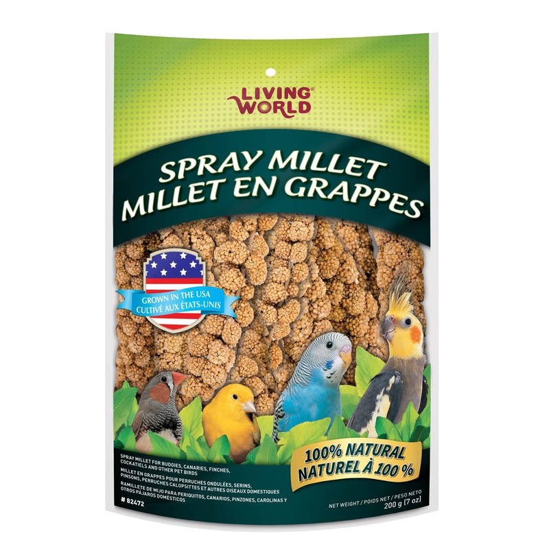 Living World Spray Millet Treat for Birds - 200g