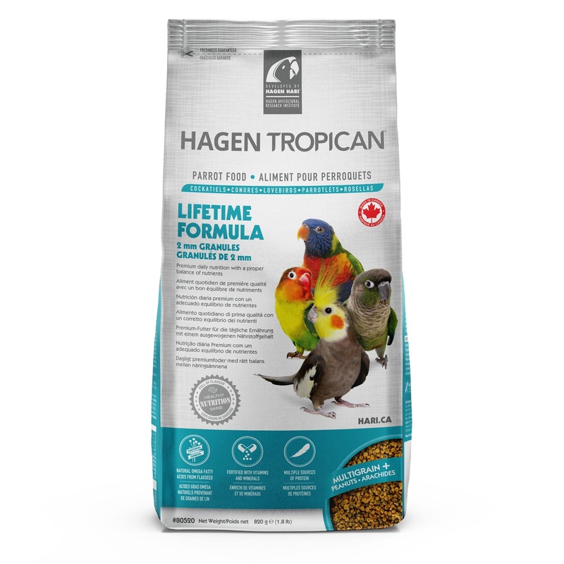 Tropican Lifetime Formula for Parrots Granules 2mm - 1.8lb