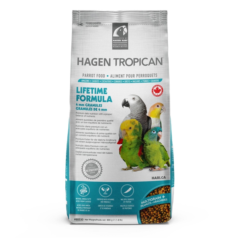 Tropican Lifetime Formula for Parrots Granules 4mm - 1.8lb