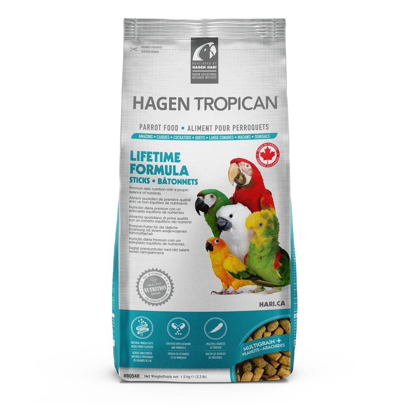 Tropican Lifetime Formula for Parrots Sticks - 3.5lb