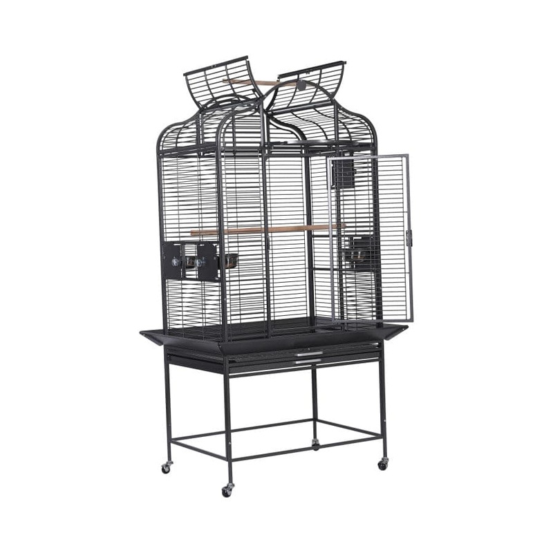 A & E Cages Majestic Parrot Cage Black - Medium
