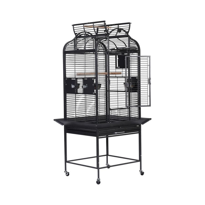 A & E Cages Majestic Parrot Cage Black - Small