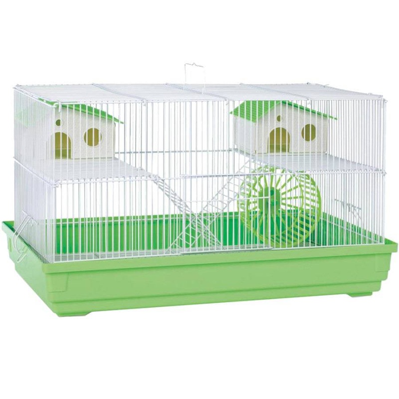 A & E Cages Nibbles Hamster & Gerbil Cage Deluxe 2 Story - 18" x 11" x 16"