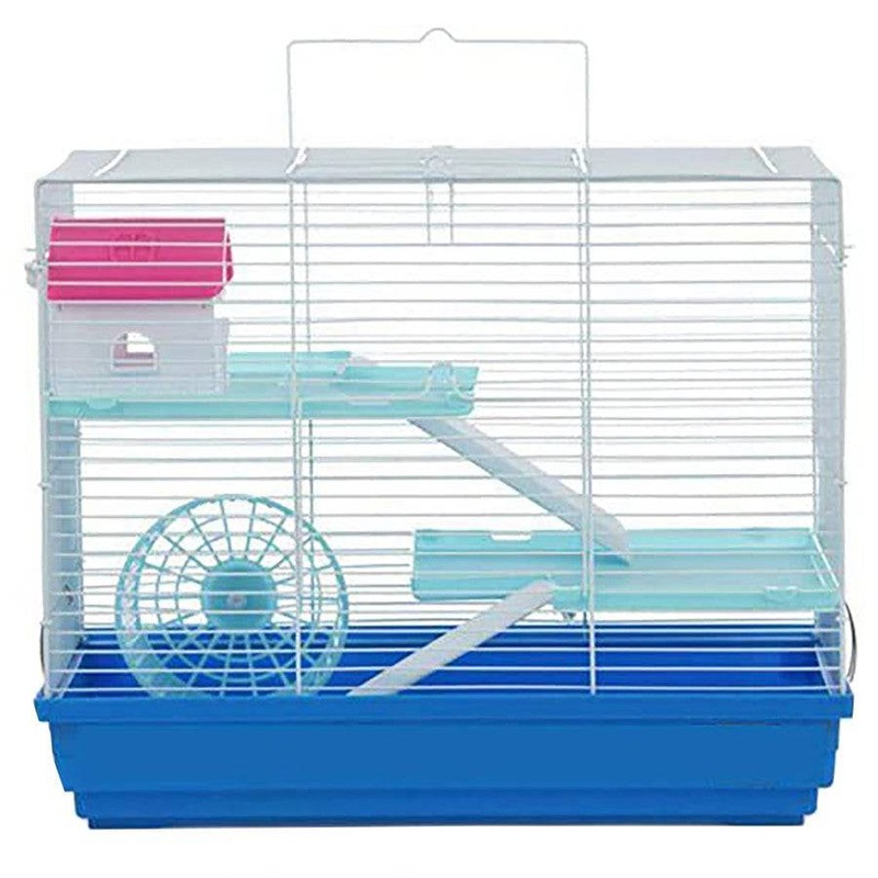 A & E Cages Nibbles Hamster & Gerbil Cage Small 3 Story - 18.5" x 12" x 15"