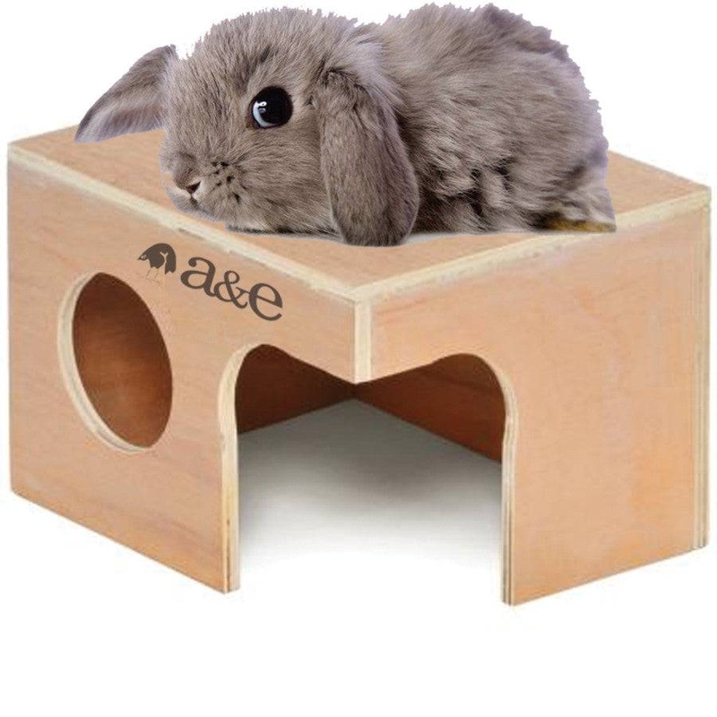 A & E Cages Wood Hut - Extra Large