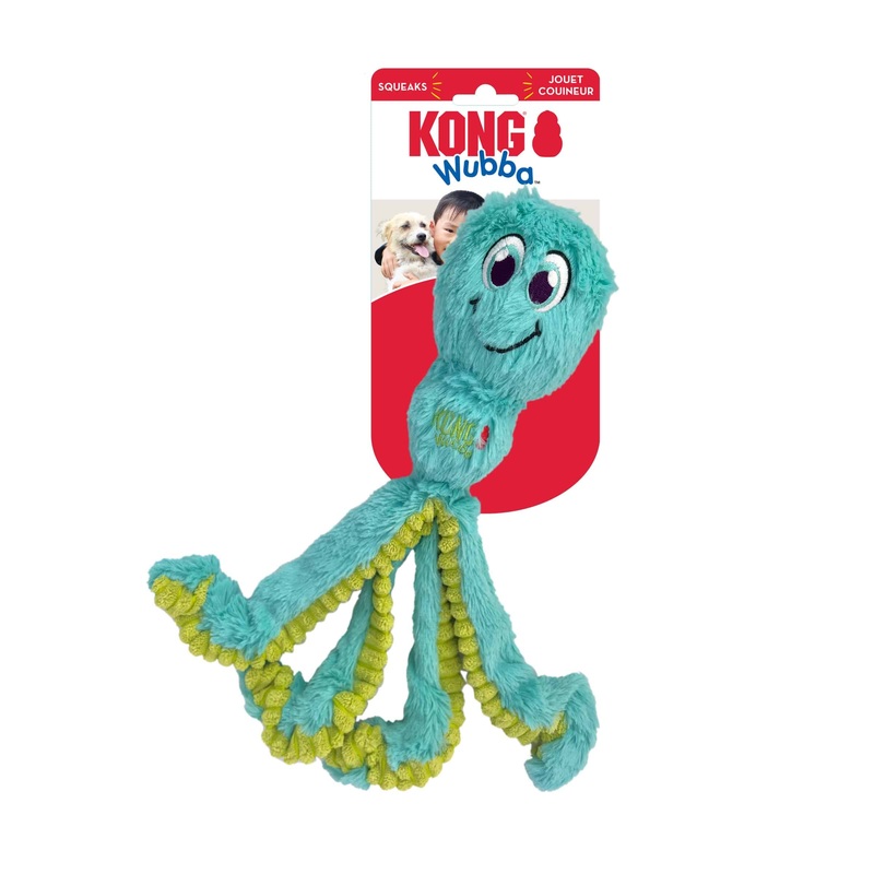 Kong Wubba Octopus - Assorted Colors - Small