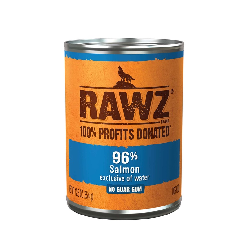 RAWZ 96% Salmon Dog Food - Pate - 12.5 oz