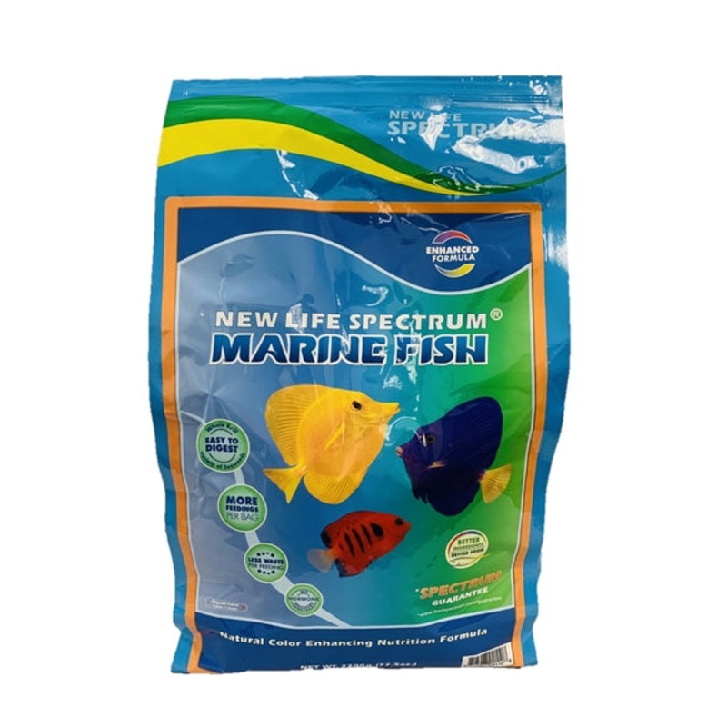 New Life Spectrum Marine Formula 1mm-1.5mm Sinking Pellets - 2.2 kg