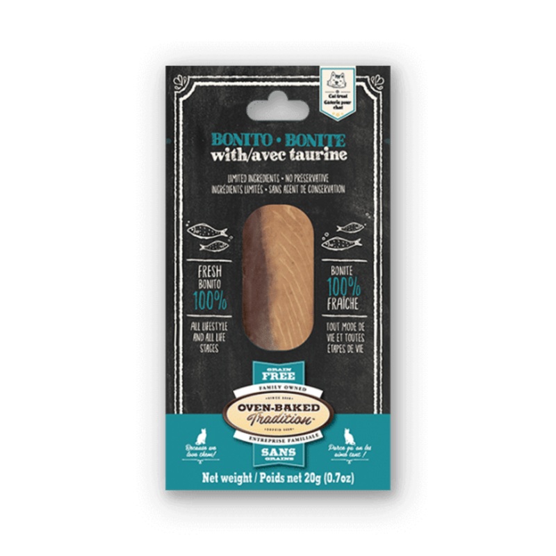 Oven Baked Tradition Bonito And Taurine Flavour Fillet Treats Cat - 20g