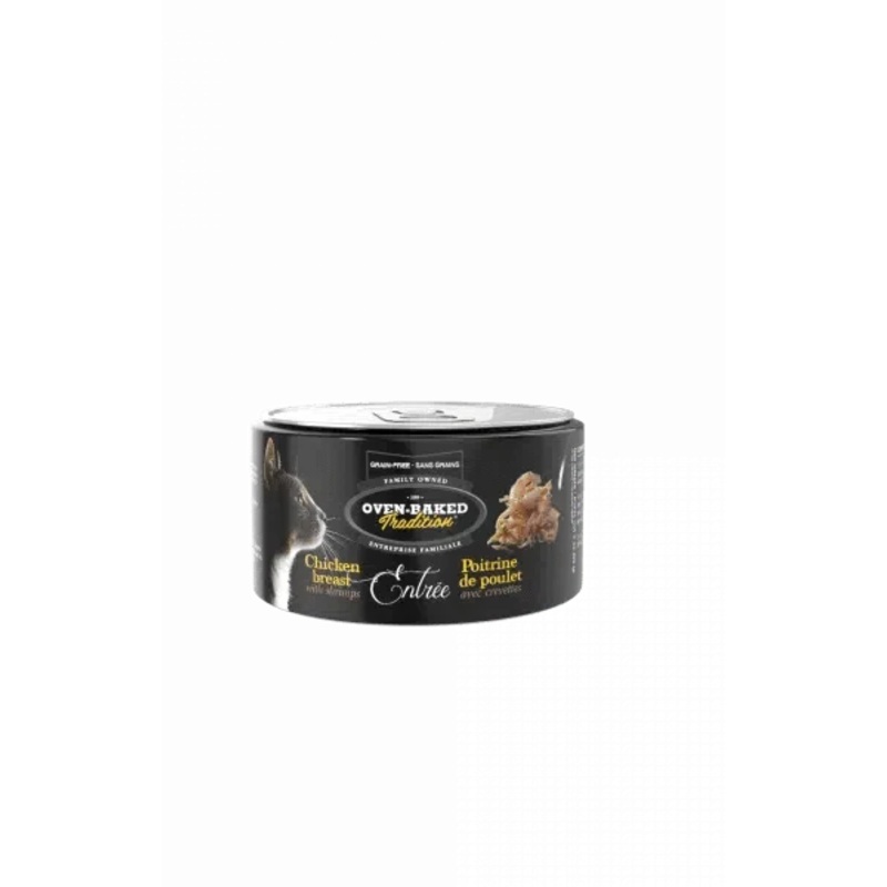 Oven Baked Tradition Chicken Breast Entre with Shrimp for Cats - 3oz