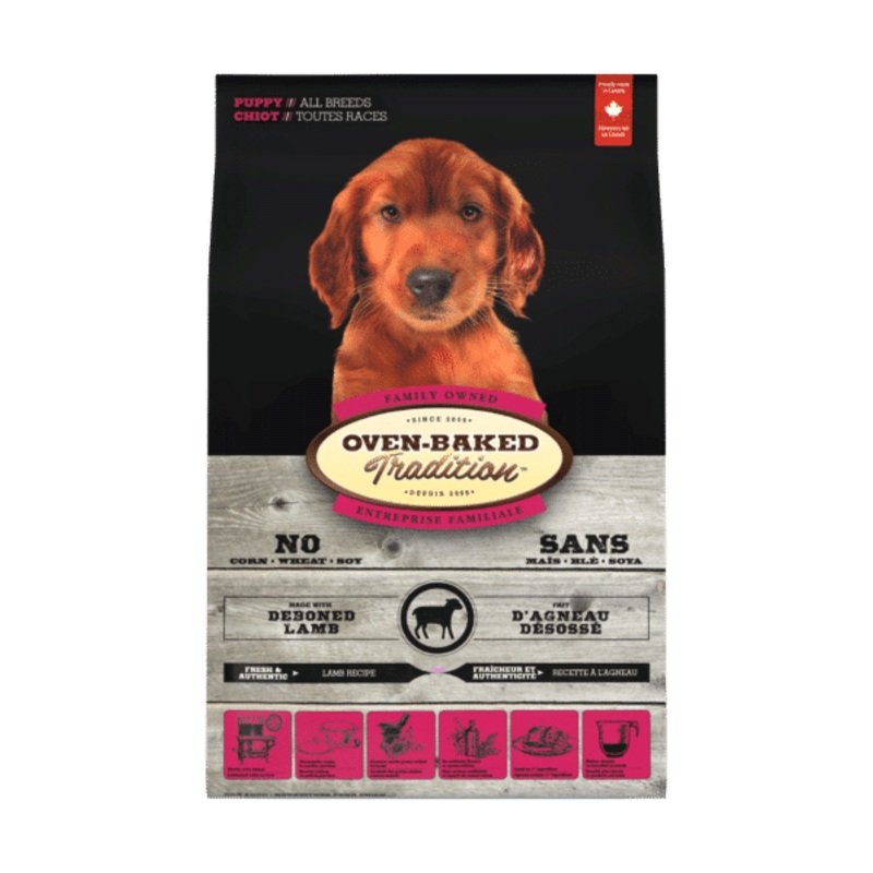 Oven Baked Tradition Dog Food For All Breed Puppies Lamb - 5lb