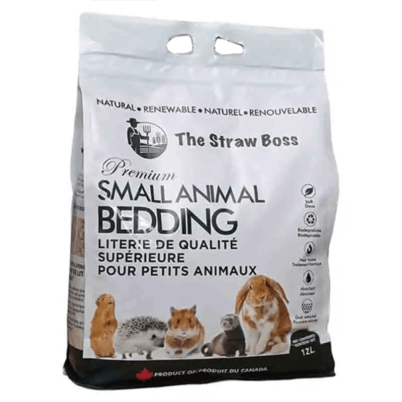 The Straw Boss Premium Small Animal Bedding - 12L
