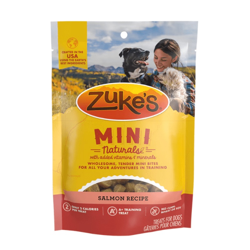 Zukes Mini Naturals Salmon Recipe Dog Treats - 1 lb