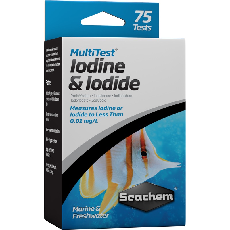 Seachem MultiTest - Iodine & Iodide Test Kit