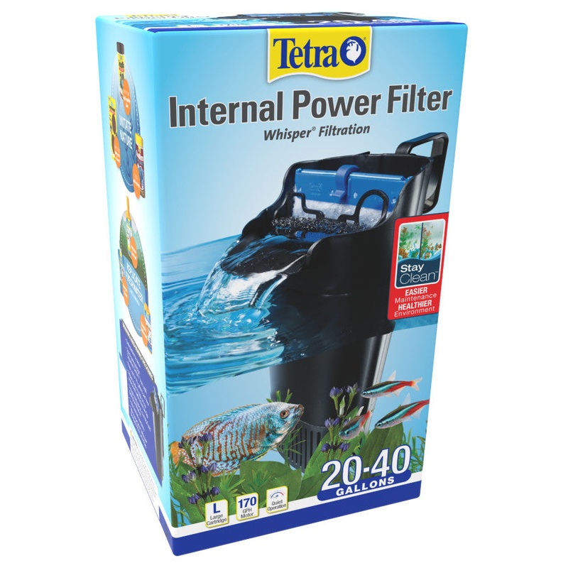 Tetra Whisper 40i Internal Power Filter with Bio-Scrubber up to 40 gal