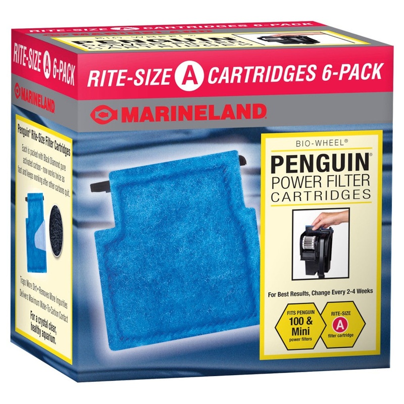 Marineland Penguin Power Filter Cartridge Rite-Size A - 6pk