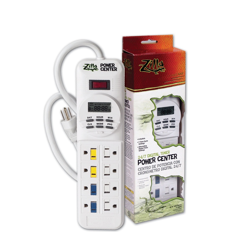 Zilla 24/7 Digital Timer Power Center