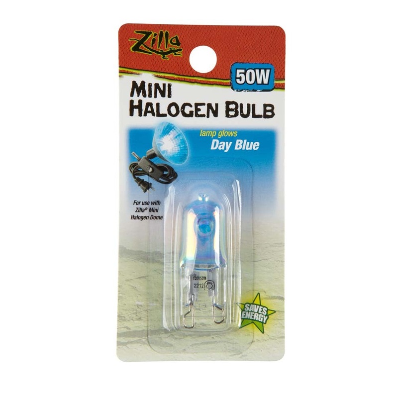 Zilla Halogen Mini Lamp Blue - 50 W