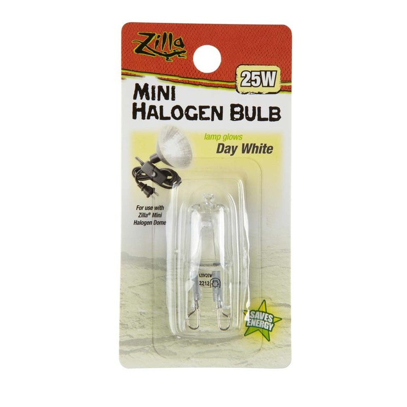Zilla Halogen Mini Lamp White - 25 W