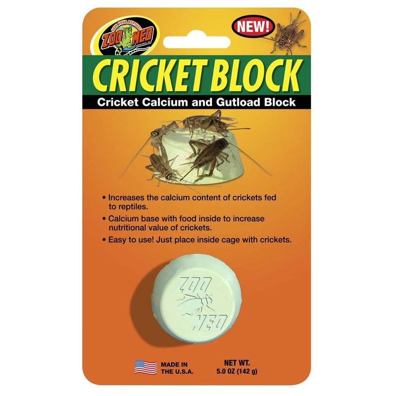 Zoo Med Cricket Block - Cricket Calcium and Gutload Block