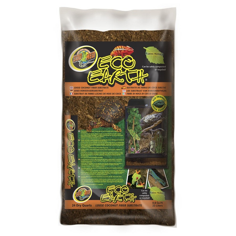 Zoo Med Eco Earth Coconut Fiber Substrate - 24 qt