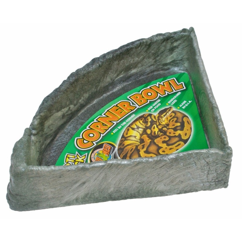 Zoo Med Repti Rock Corner Bowl - Extra Large