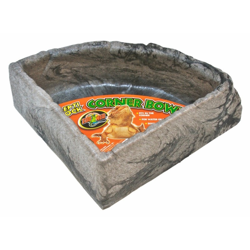 Zoo Med Repti Rock Corner Bowl - Large