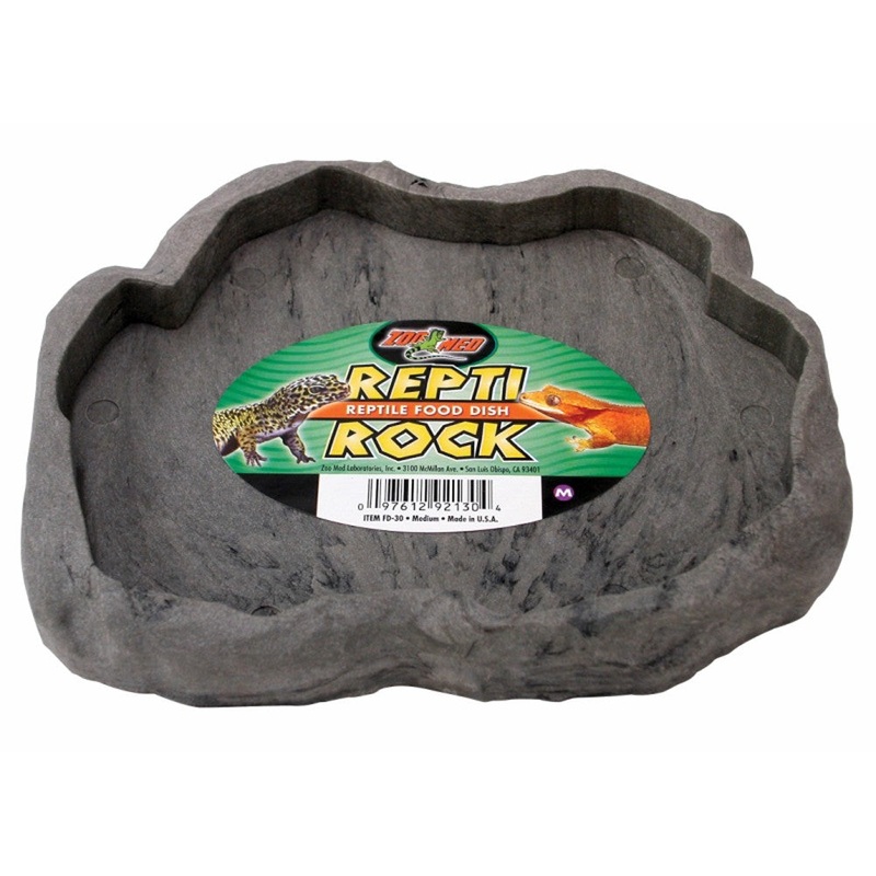 Zoo Med Repti Rock Food Dish - Medium