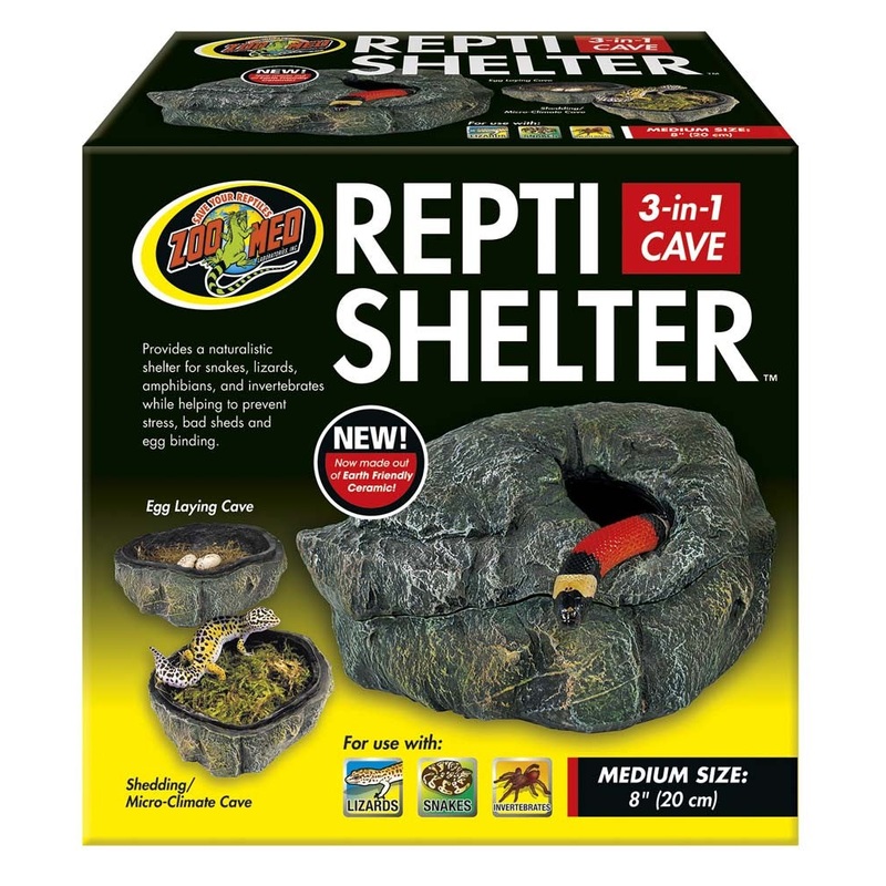 Zoo Med Repti Shelter 3 in 1 Cave - Medium