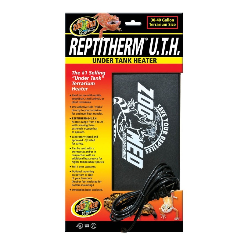 Zoo Med ReptiTherm Under Tank Heater - Medium 30-40 gal