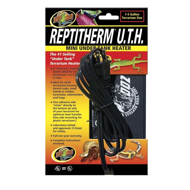 Zoo Med ReptiTherm Under Tank Heater - Mini 1-5 gal