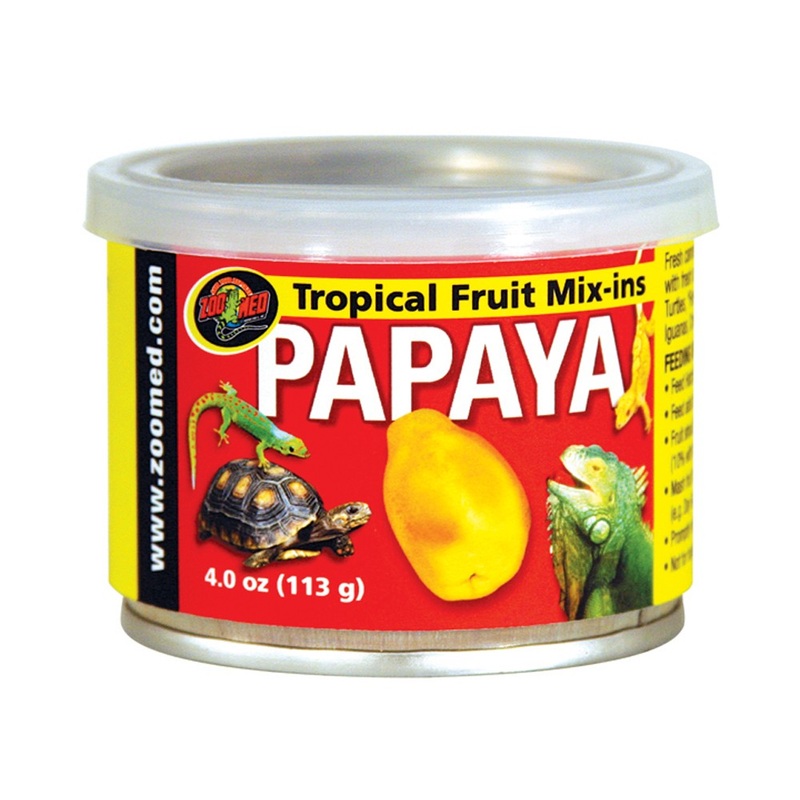 Zoo Med Tropical Fruit Mix-ins Papaya - 3.4 oz