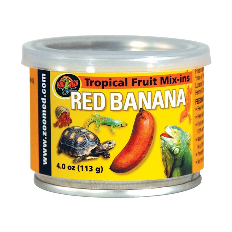 Zoo Med Tropical Fruit Mix-ins Red Banana - 3.4 oz