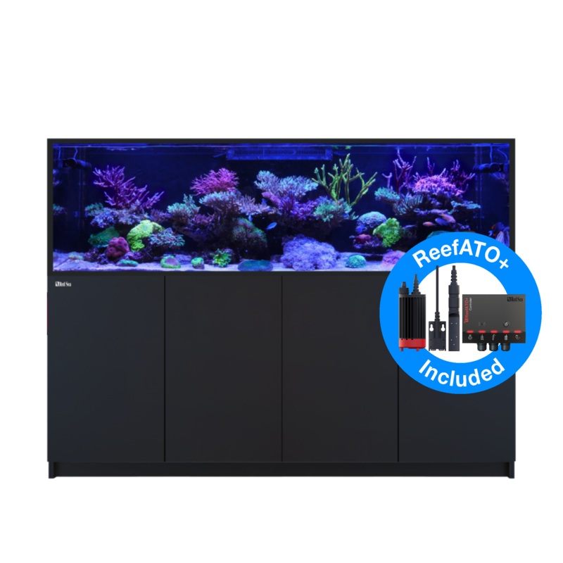 Red Sea Reefer G2+ S-1000 Deluxe Aquarium - Black (3 x ReefLED G2 170)