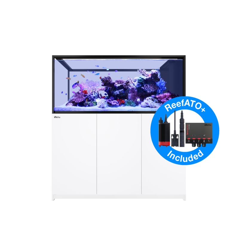Red Sea Reefer G2+ S-700 Deluxe Peninsula Aquarium - White (2 x ReefLED G2 170)