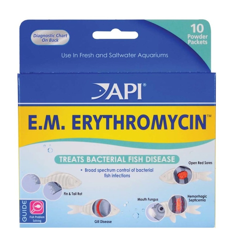 API EM Erythromycin Medication - 10ct Powder Packets