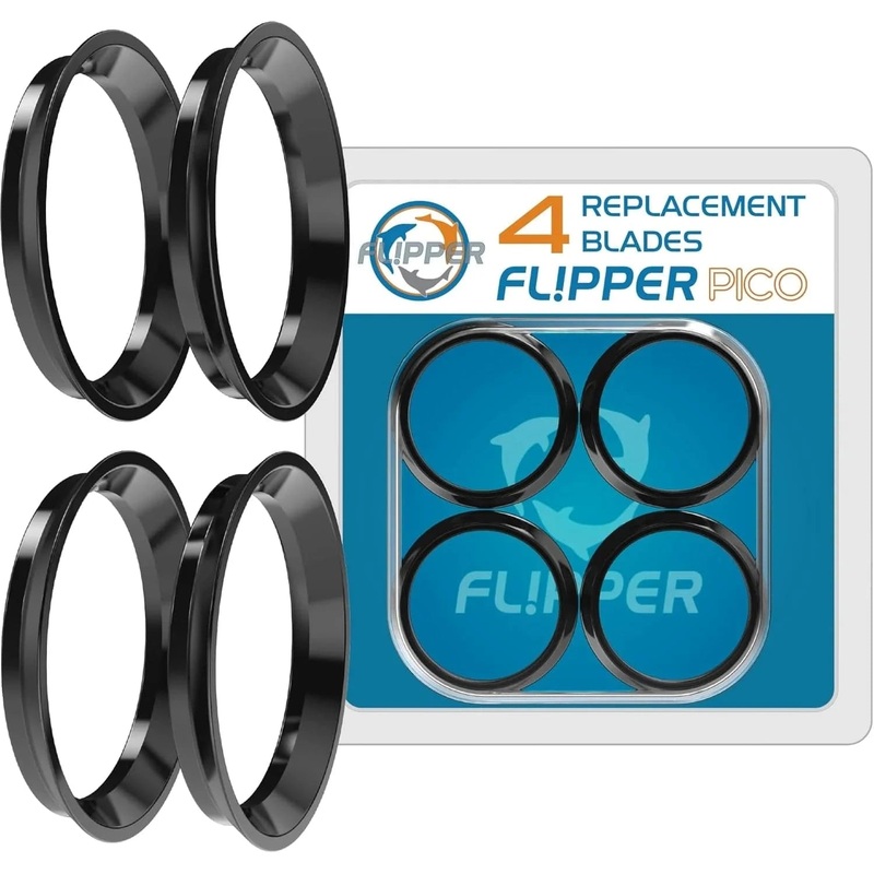 Pico 2 in 1 Aquarium Magnet Cleaner Replacement Blades 4 Pack - Flipper
