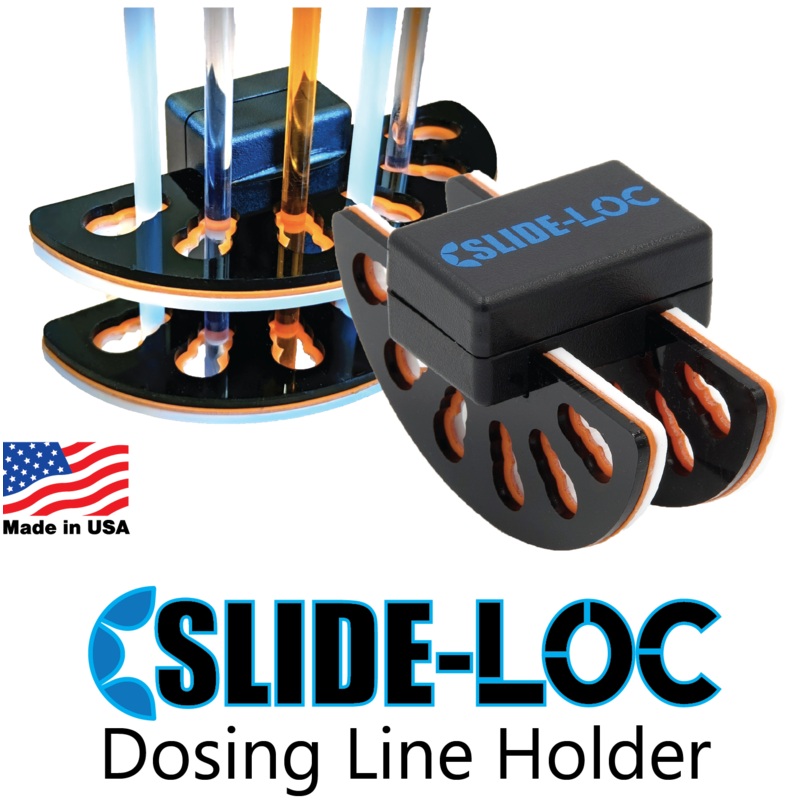 Universal Magnetic Dosing Line Holder - Slide Loc