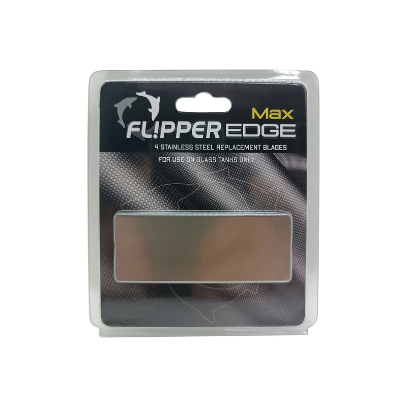 Flipper Edge Max Stainless Steel Replacement Blades - 4pk