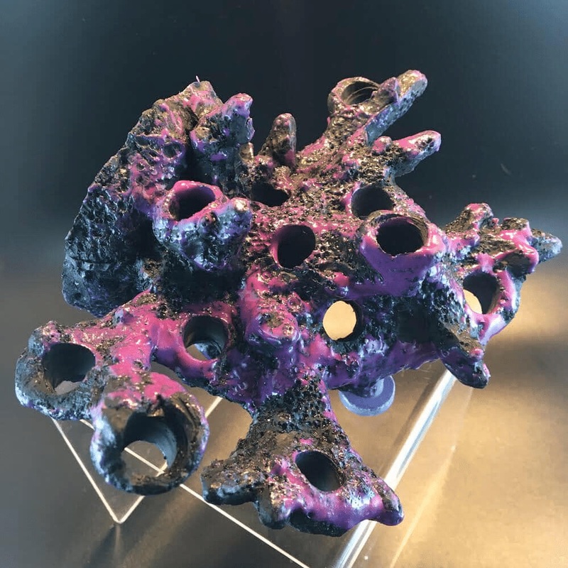 Magnetic 11 Holed Coral Branch Rock Frag Display