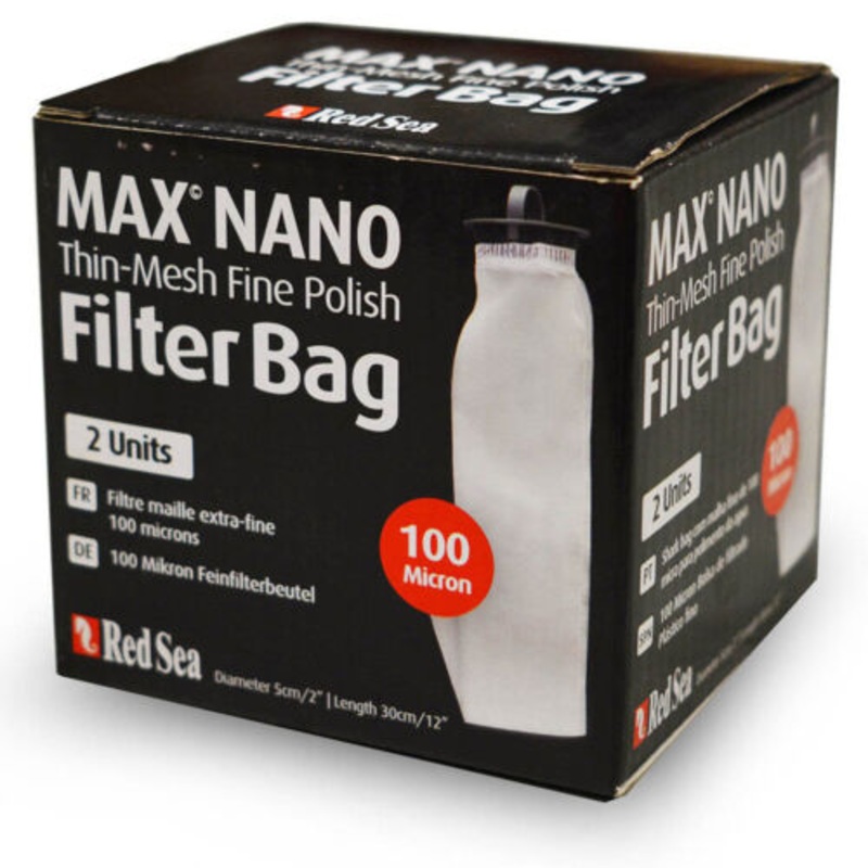 MAX Nano Mesh Filter Sock with Plastic Ring (2 Pack)