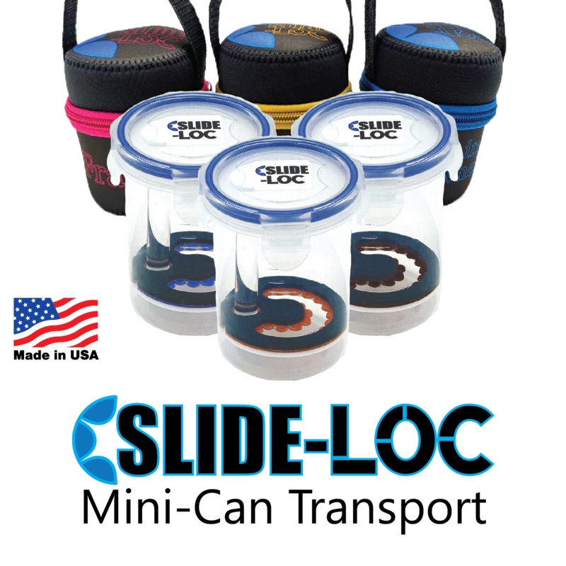 Mini-Can Coral Transport System w/ Insulation Case - Slide-Loc