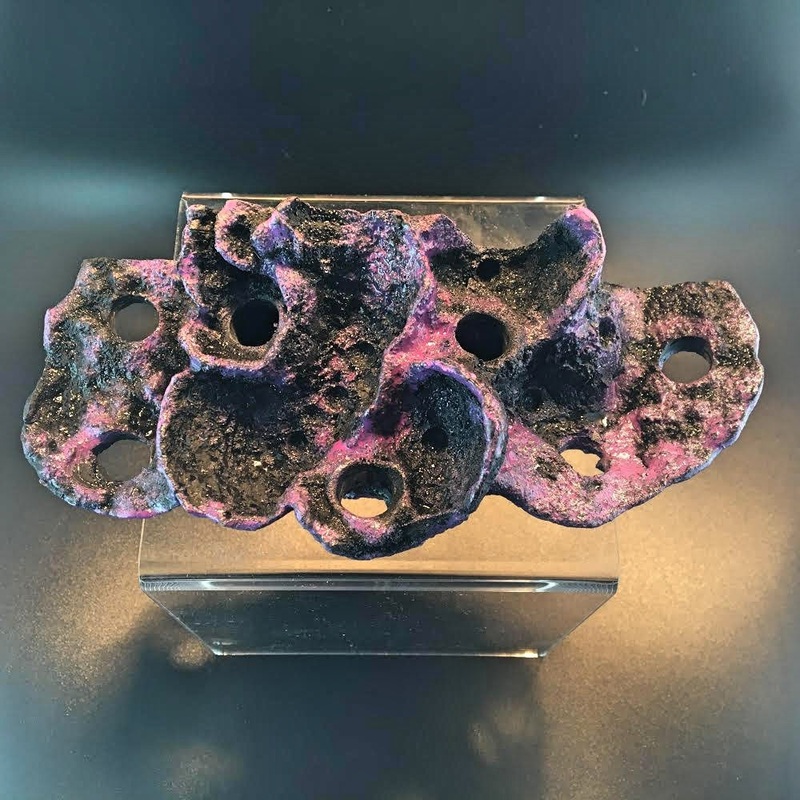 Magnetic Montipora 7-Hole Display Frag Rack - Aqua Rocks